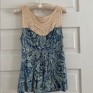Anthropologie Delta sleeveless top